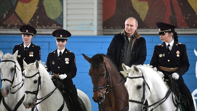 Посещение 1-го оперативного полка московской полиции