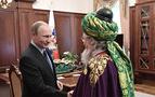 Putin, Kremlin'de Rusya Müftüsü Tacettin ile bir araya geldi