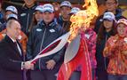 Putin, olimpiyat meşalesi koşusunu Kızıl Meydan’dan başlattı