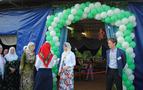 Ekaterinburg’da kurulan iftar çadırına halk yoğun ilgi gösteriyor