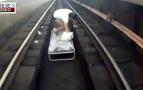 Rus gençlerin metro raylarında en tehlikeli uykusu