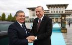 Özbekistan Cumhurbaşkanı Mirziyoyev Cumhurbaşkanlığı Külliyesinde