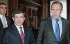 Davutoğlu, Lavrov’la Suriye’yi konuştu