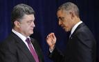 Obama, Ukrayna lideri Poroşenko ile görüştü