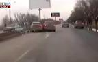 Rusya’da film sahnelerini aratmayan kıskançlık kazası