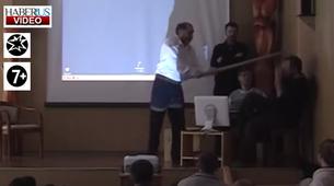 Rusya’da tarikat lideri olduğu iddia edilen kişi insanları döverek sözde eğitiyor