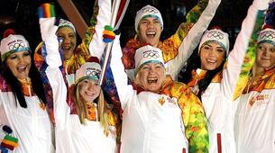 Olimpiyat meşalesini 34 çocuk sahibi anne taşıdı