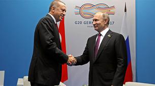 Putin ve Erdoğan Hamburg'da bir araya geldi