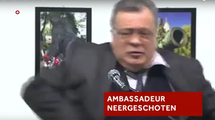 Rus Büyükelçi Karlov’un vurulma anının görüntüsü ortaya çıktı