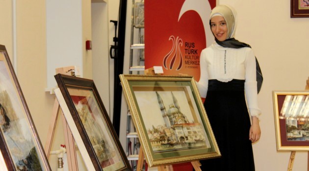 Türk öğrenci Rusya’da rölyef sergisi açtı - ÖZEL 