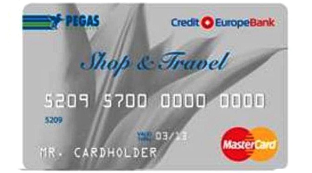 Credit Europe Bank, Pegas'la ortak kredi kartı çıkardı