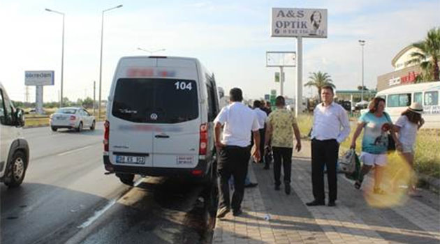 Antalya'daki trafik kazasında 5 Rus turist yaralandı