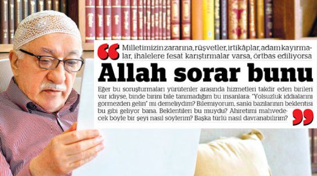 Fethullah Gülen, Erdoğan'a beddua etti mi?