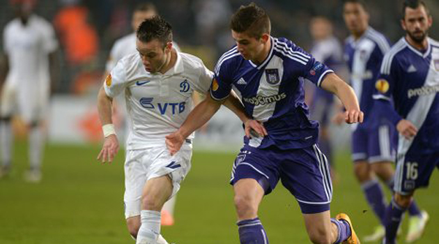 Dinamo Moskova, Anderlecht deplasmanından beraberlikle dönüyor