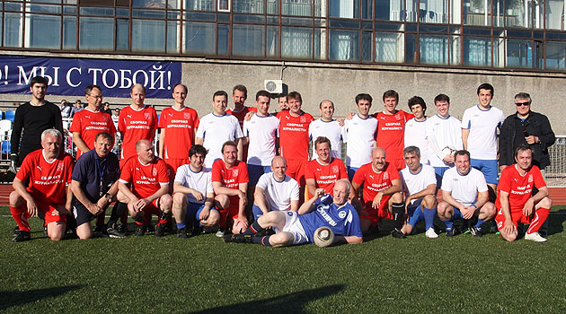 Türk ve Ruslar futbol maçında bir araya geldi