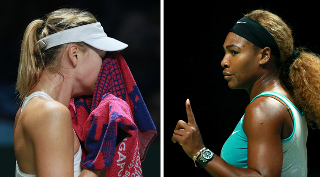 Şarapova, Serena Williams’ı yine yenemedi