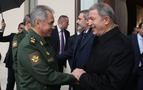 Hulusi Akar ve Hakan Fidan Soçi'de Sergey Şoygu ile bir araya geldi